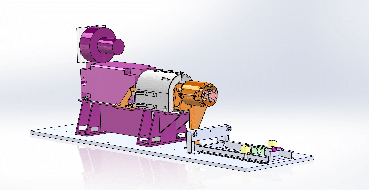 750 HP AC Dyno drawing