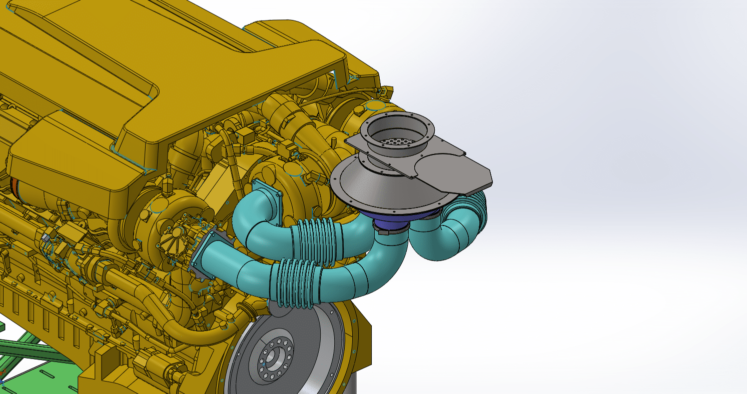 Automated Exhaust System drawing
