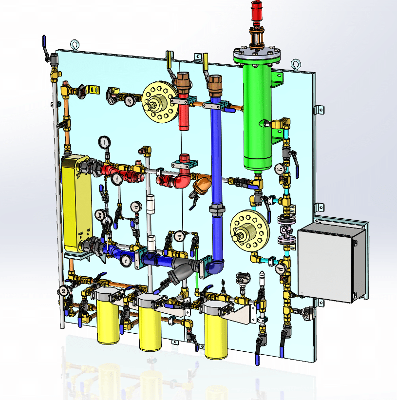 Liquid Fuel Conditioning Panel drawing