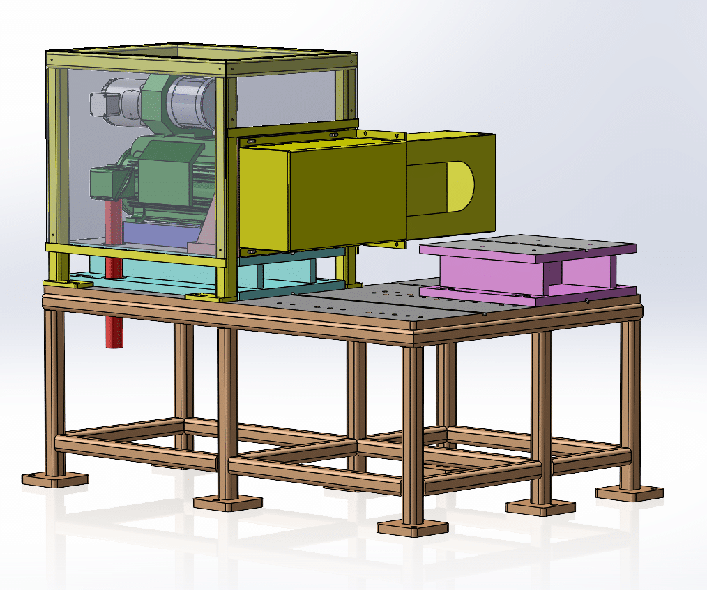 Small Engine Test Table drawing
