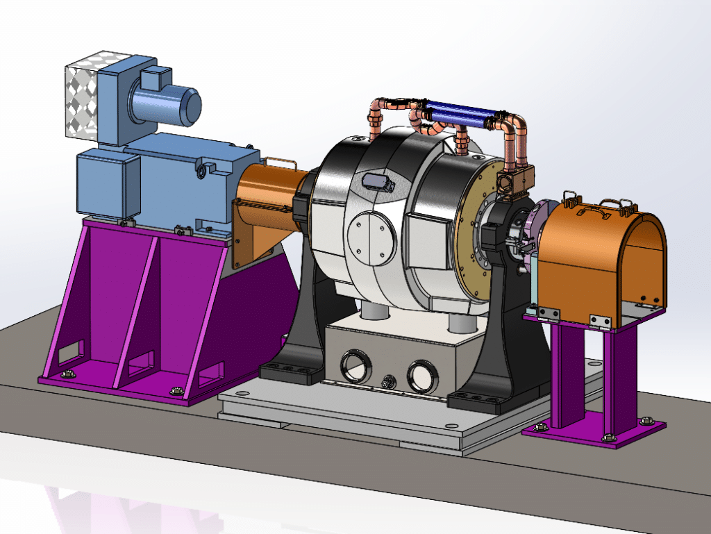 Low Inertia Offset Hybrid Dyno drawing